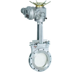 PZ973H、PZ973F、PZ973Y 型電動刀型閘閥（刀閘閥）